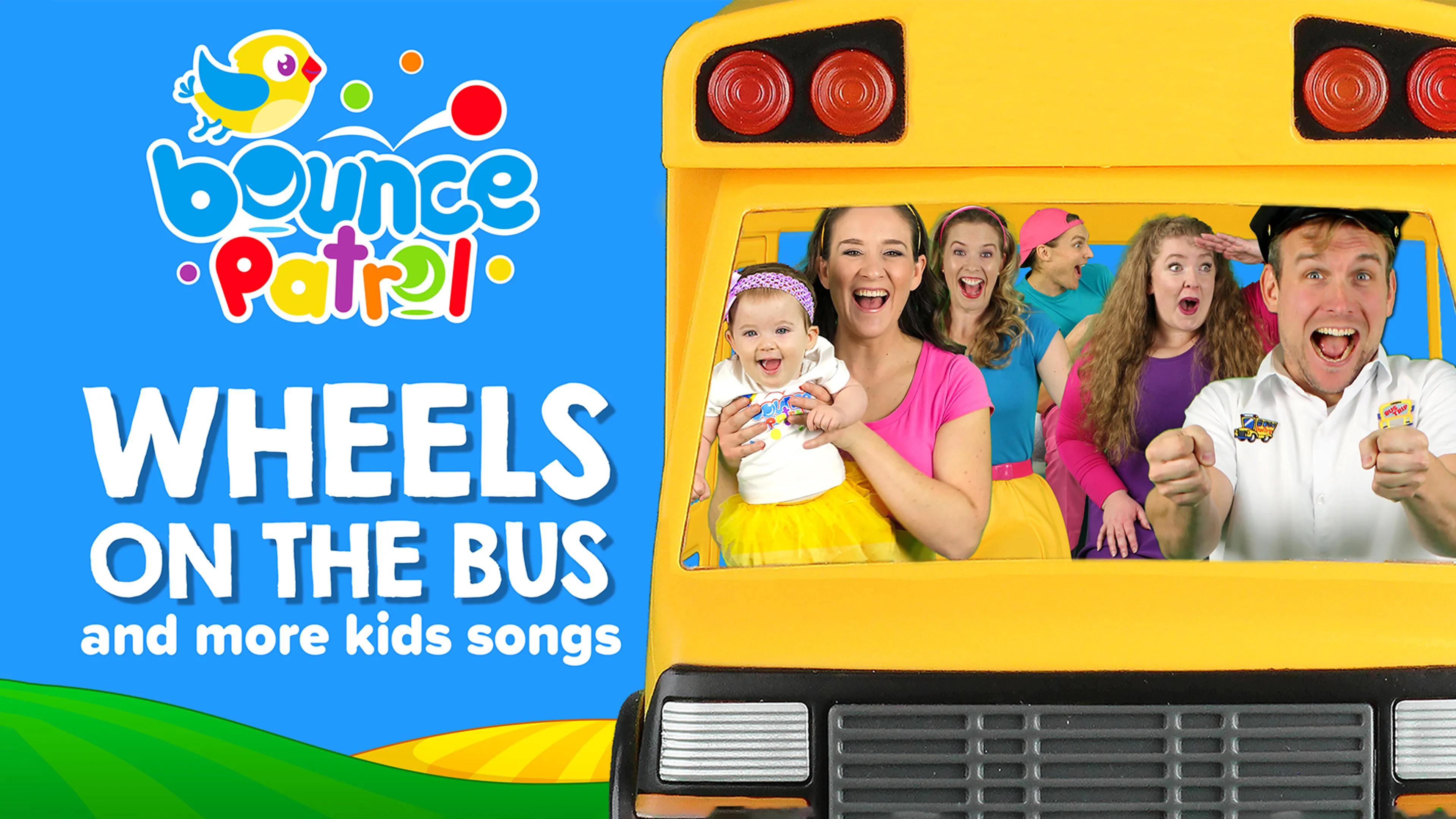 Wheels on the Bus and More Kids Songs - Bounce Patrol poster